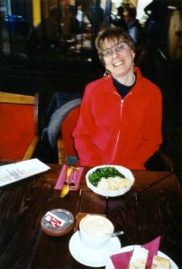 Hanging at the Cafe with Tatjana