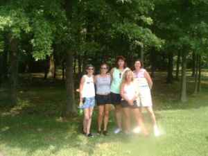 Katrina, Peggy, Andrea, Jeanne, and Liz