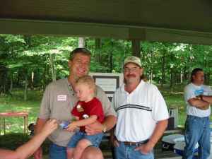 Steve (and Steve's son), Glenn, and Mike
