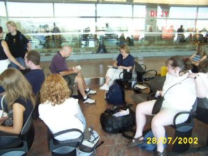 I enjoyed the trip, but my favorite picture (and last one taken) was the airport in Prague...heading home!