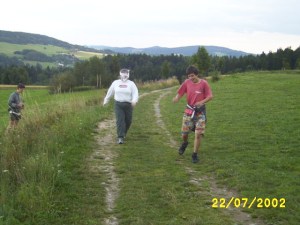 Leah on the wide road.