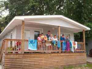 Our cabin at Myrtle Beach