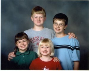 Those darling kids taken at the church