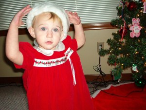 Sammy in Christmas Dress II